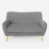 2-zitsbank van stof in modern Scandinavisch design Irvine