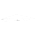 Vervangend doek voor tuinparasol 3x3 m aluminium arm Paradise Noir zonder volant Aanbod