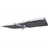 Reservedoek voor tuinparasol 3x3 m dubbele arm met volant Oslo Verkoop