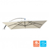 Vervangend doek 3,5x3,5 m voor tuinparasol Copenhagen met UV-bescherming Verkoop