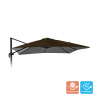Vervangend doek voor 3x3 m tuinparasol met aluminium arm Paradise Brown zonder volant Verkoop