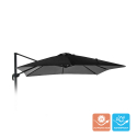 Vervangend doek voor tuinparasol 3x3 m aluminium arm Paradise Noir zonder volant Verkoop