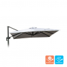 Vervangend doek voor tuinparasol 2,5x2,5 m aluminium arm Paradise zonder volant  Verkoop