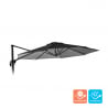 Vervangend doek voor achthoekige tuinparasol 3x3 m aluminium arm Paradise Noir Verkoop