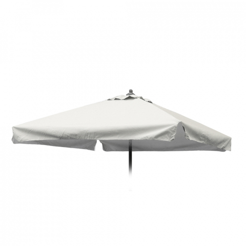 Vervangend doek voor tuinparasol 2x2 vierkant Plutone met volant