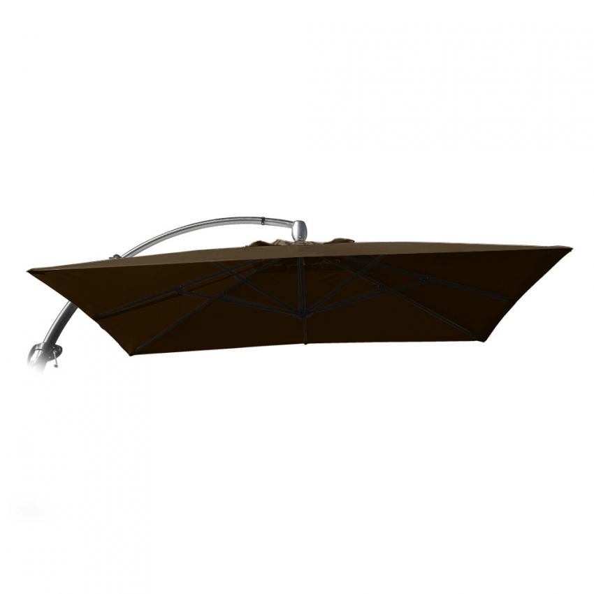 Vervangend doek voor 3,5x3,5 m Copenhagen Brown tuinparasol met UV-bescherming Aanbieding Vervangend doek voor 3,5x3,5 m Copenhagen Brown tuinparasol met UV-bescherming Aanbieding