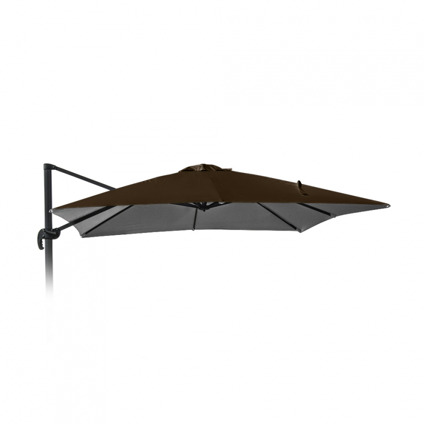 Vervangend doek voor 3x3 m tuinparasol met aluminium arm Paradise Brown zonder volant Aanbieding Vervangend doek voor 3x3 m tuinparasol met aluminium arm Paradise Brown zonder volant Aanbieding