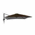 Vervangend doek voor 3x3 m tuinparasol met aluminium arm Paradise Brown zonder volant Aanbieding