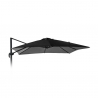 Vervangend doek voor tuinparasol 3x3 m aluminium arm Paradise Noir zonder volant Aanbieding