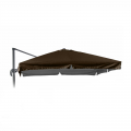 Vervangend doek voor tuinparasol 3x3 m Paradise Brown aluminium arm met volant Aanbieding