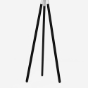 Moderne Scandinavische stijl staande kapstok van hout en metaal Pakart Korting