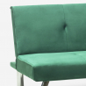 2-zits design slaapbank in fluwelen stof Probatus 
