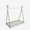 Tentvormig houten Montessori kinderbed 70x140 cm Wigee Verkoop