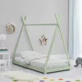 Tentvormig houten Montessori kinderbed 70x140 cm Wigee Aanbieding