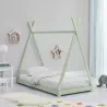 Tentvormig houten Montessori kinderbed 70x140 cm Wigee Aanbieding