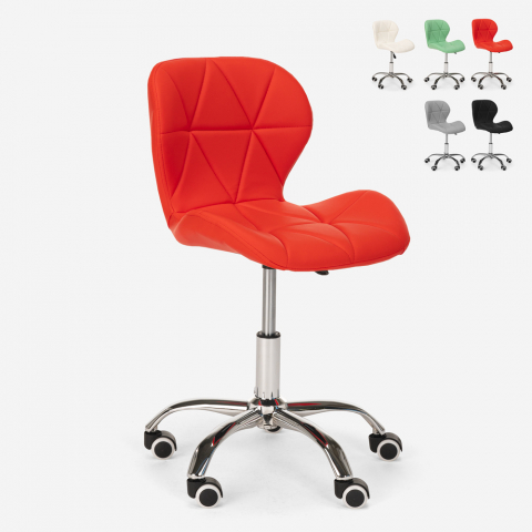 Draaibare design kantoorstoel Ratal in hoogte verstelbaar met wielen Aanbieding