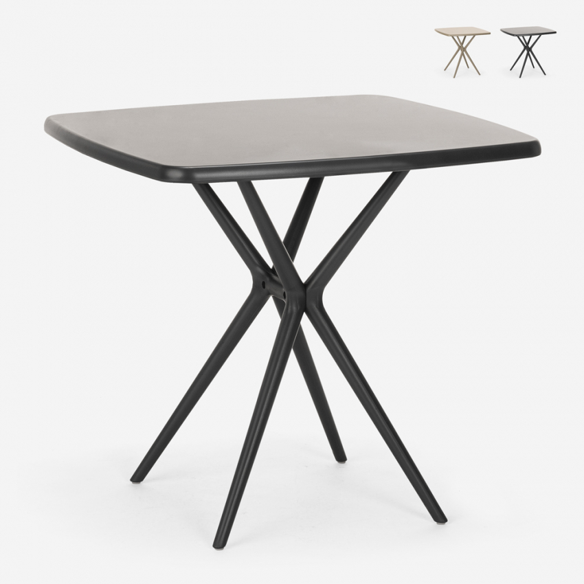 Vierkante polypropyleen tafel 70 x 70 cm Gang 70 Aanbieding Vierkante polypropyleen tafel 70 x 70 cm Gang 70 Aanbieding