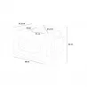 Kleine zachte opvouwbare honden- en katten transportmand 48x31,5x36cm Oliver S 