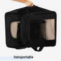 Zachte opvouwbare stoffen hondendraagtas in groot formaat 85,5x55,5x64 cm Oliver XXL Aankoop