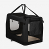 Zachte opvouwbare stoffen hondendraagtas in groot formaat 85,5x55,5x64 cm Oliver XXL Kosten