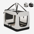 Zachte opvouwbare stoffen hondendraagtas in groot formaat 85,5x55,5x64 cm Oliver XXL Aanbieding