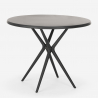 Ronde tafel set 80cm zwart 2 stoelen design Berel Black Aankoop