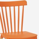 Set van 2 moderne design stoelen en vierkant tafel 70x70cm Roslin Black 