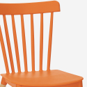  Set met ronde zwarte tafel 80 cm en 2 design stoelen Eskil Black 