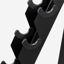 Ruimtebesparend verticaal anti-slip metalen rek voor 6 dumbbells Pakara  Catalogus