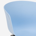 Set met ronde zwarte tafel 80 cm en 2 design stoelen Oden Black Aankoop