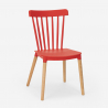 Set van 2 moderne design stoelen en vierkant tafel beige 70x70cm Roslin 