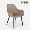 Design stoel fluweel beklede woonkamer fauteuil Nirvana Verkoop