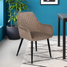 Design stoel fluweel beklede woonkamer fauteuil Nirvana Catalogus