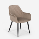 Design stoel fluweel beklede woonkamer fauteuil Nirvana Model