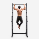 Verstelbaar barbell squat rack met cross training pull-up bar Stavas Voorraad