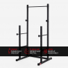 Verstelbaar barbell squat rack met cross training pull-up bar Stavas Korting