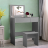 Ruimtebesparende make-up tafel Nicole Grey Aanbod