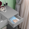Ruimtebesparende make-up tafel Nicole Grey Kortingen