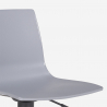 Design keukenbarstoel met verstelbaar mat zwart onderstel Grand Soleil Imola Matt 