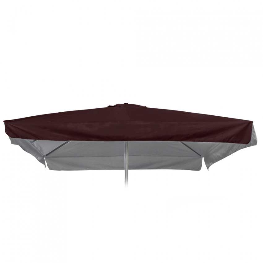 Vervangend doek voor vierkante tuinparasol 3x3 m Marte Brown met volant Aanbieding Vervangend doek voor vierkante tuinparasol 3x3 m Marte Brown met volant Aanbieding