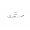 Vervangend doek voor tuinparasol 2,5x2,5 m aluminium arm Shadow Aanbod