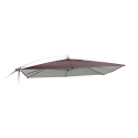 Vervangend doek voor 2,5x2,5 m parasol aluminium arm Shadow Brown Aanbieding