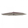 Vervangend doek voor achthoekige 3x3 m tuinparasol met aluminium arm Fan Brown Aanbieding