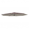 Vervangend doek voor achthoekige 3x3 m tuinparasol met aluminium arm Fan Brown Aanbieding
