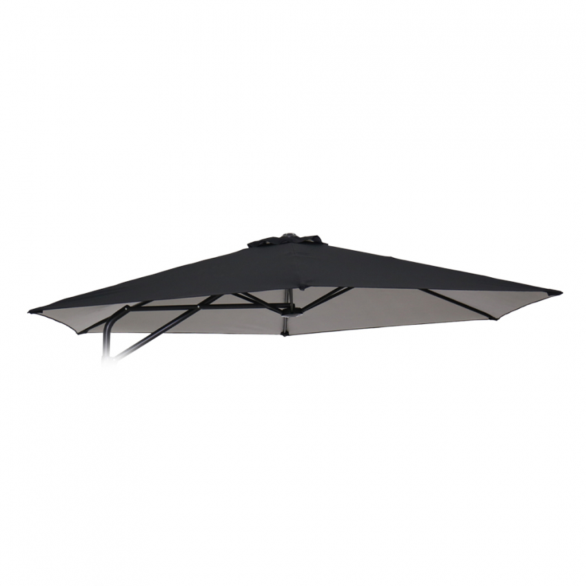 Reserve doek voor zeshoekige tuinparasol 3x3 m met stalen arm Dorico Noir Aanbieding Reserve doek voor zeshoekige tuinparasol 3x3 m met stalen arm Dorico Noir Aanbieding