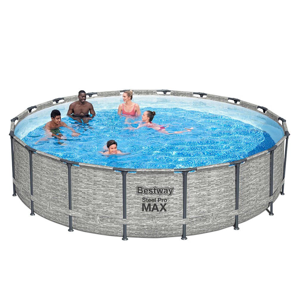 Bestway 5618Y bovengronds rond zwembad Steel Pro Max 549x122 cm