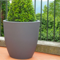 Ronde hoge design plantenpot Ø 60cm tuin terras balkon Orione Karakteristieken