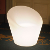 Design fauteuil met LED licht voor buiten tuin bar restaurant Happy Korting