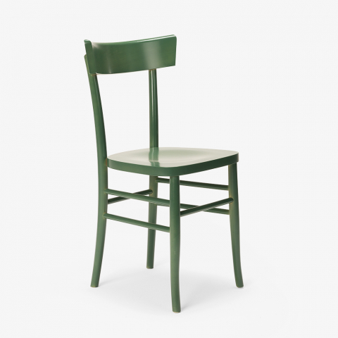 copy of Klassieke Rustieke Houten Stoel voor uw Eetkamer of Bar Milano