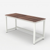 Modern rechthoekig wit houten bureau 120 x 60 cm Bridgewhite 120 Catalogus